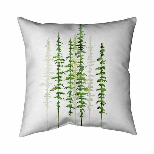 Fondo 26 x 26 in. Minimalist Trees-Double Sided Print Indoor Pillow FO2776786